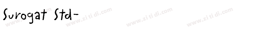Surogat Std字体转换